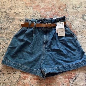 Zara Belted Shorts